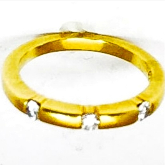 18K Mikimoto Yellow Gold Diamond Wedding Band - Picture 4 of 7